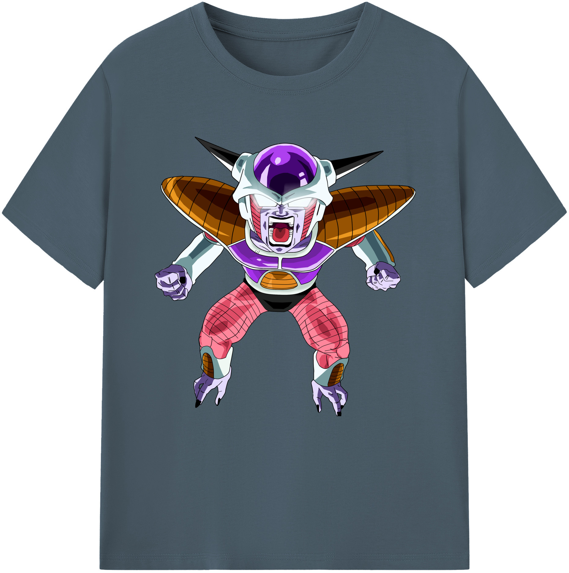 （画像用） ドラゴンボール フリーザ DRAGON BALL Frieza 綿100％半袖Tシャツ（フロントプリント）